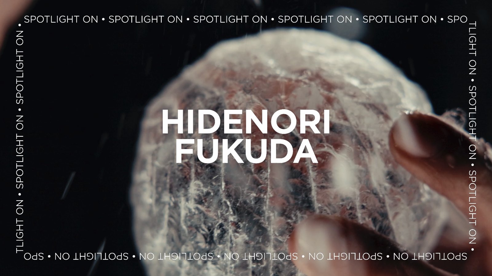 Baccarat SPOT LIGHT ON HIDENORI FUKUDA — 映像作品のスチル